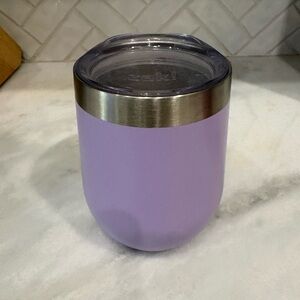 Insulated Lavender Tumbler with Clear Lid